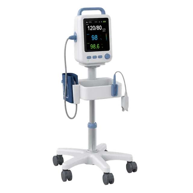 Vital signs monitor with blood pressure cuff